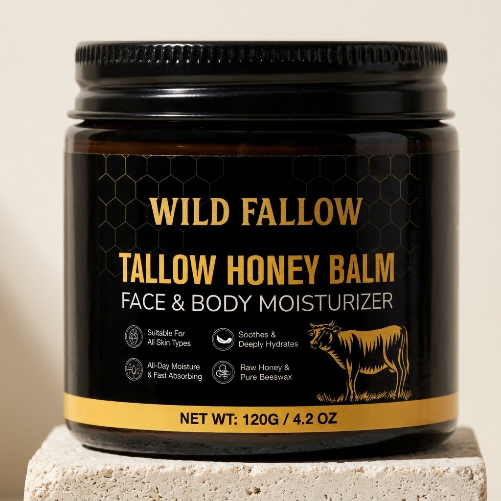 Wild Fallow Tallow Honey Balm, 4.2 oz