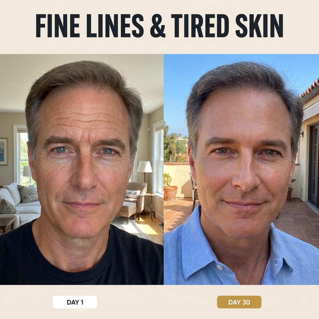 Fine lines & tired skin